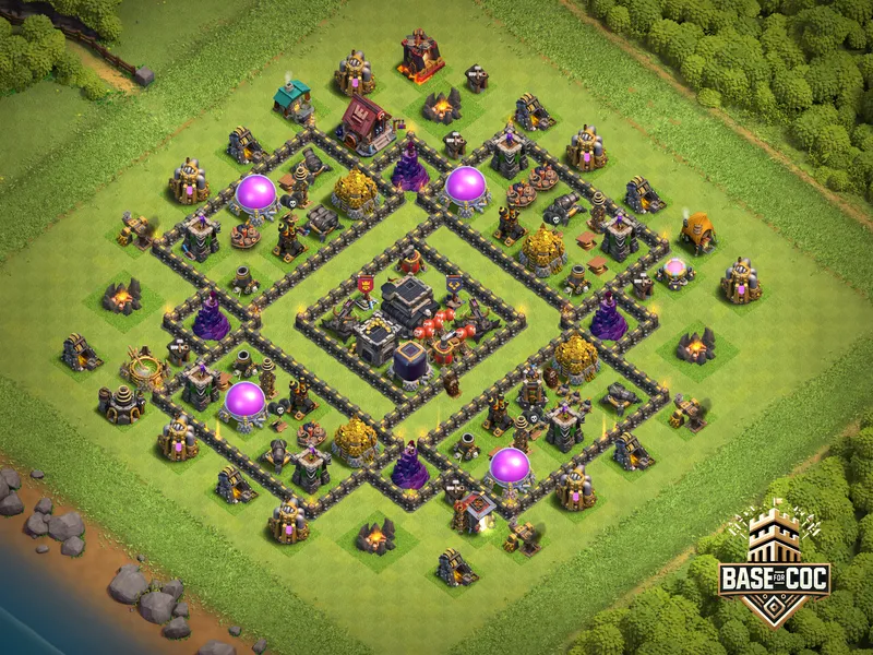 Tower Cross trap view