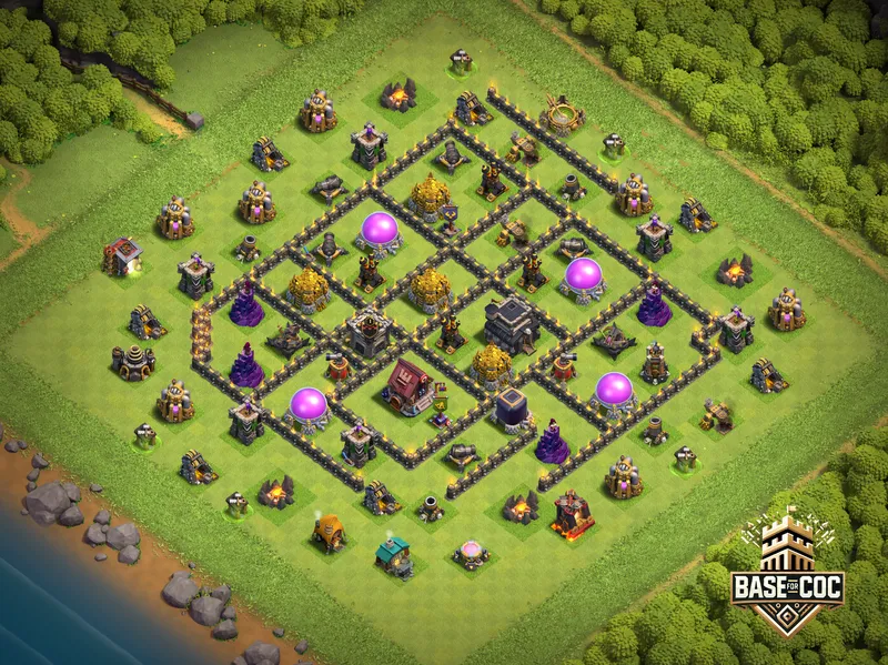 WORLDS BEST TH9 Ranked base by #1 Player Alan