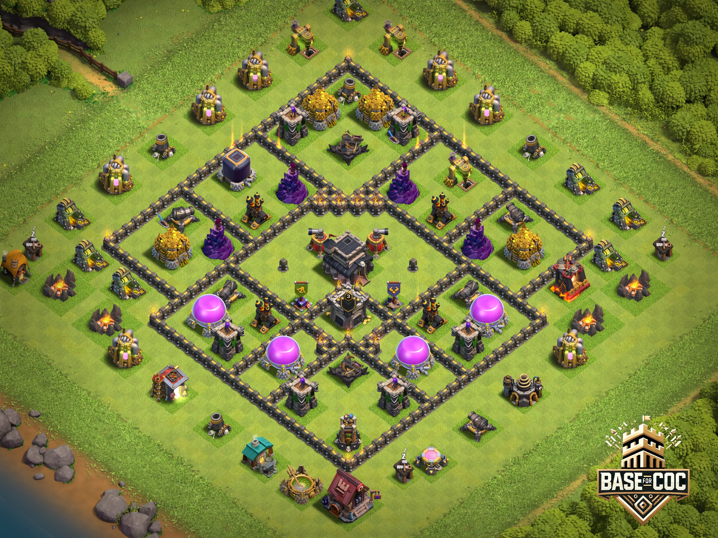 Dragon Counter Layout (TH9)